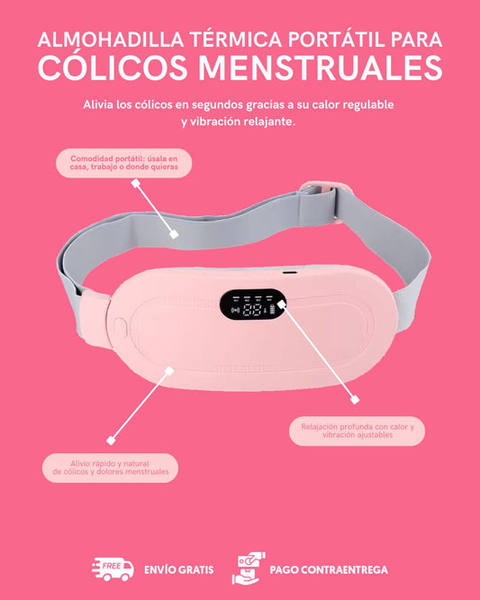 Almohadilla térmica portatil para los dolores menstruales