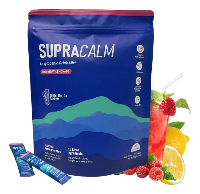 SupraCalm| Powdered Drink (Apoyo al cortisol, alivio estrés y ansiedad) | 20 PAQ